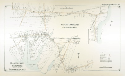 Historic Map of Good Ground and Canoe Place