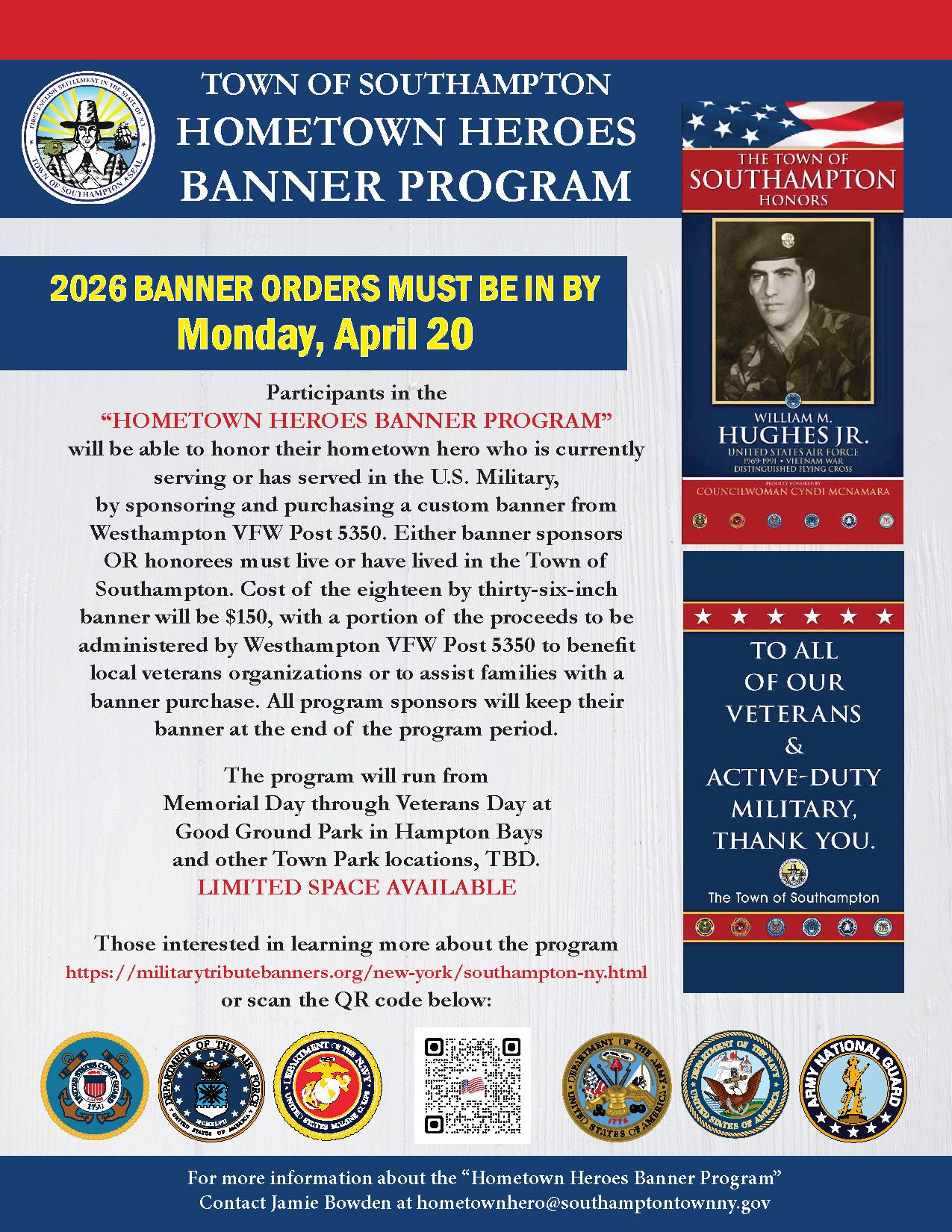 2025 Hometown Heroes Banner Program