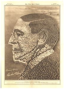 WW I Wilson People portrait NY Times 12-8-1918 (Photo courtesy of Sag Harbor Historical Society) 